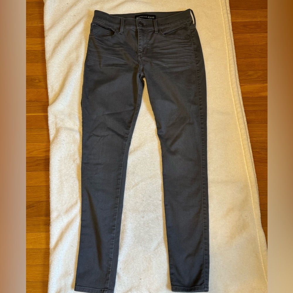 Express Gray Legging Jeans